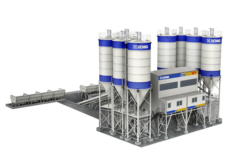 嵊州HZS180V 商混站